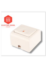 کلید تک پل روکار جهان الکتریک مدل موج J-1043کلید تک پل روکار جهان الکتریک مدل موج J-1043