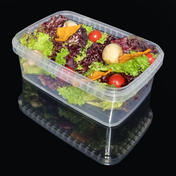 پک 20 عددی ظرف فریزری و مایکروویویی 1200 سی سی برند طب پلاستیک