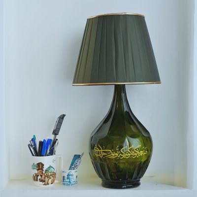آباژور شیشه‌ای طرح منیژه