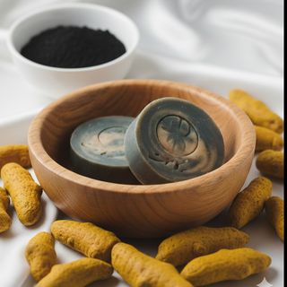صابون ذغال زردچوبه