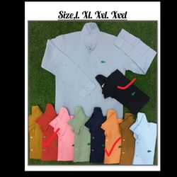 پیراهن مردانه آستین بلند سایز l، xl، xxl، xxxl جنس اسلپ