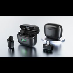 میکروفون یقه ای بی سیم مدل Sx35 mini dual دو کاربر