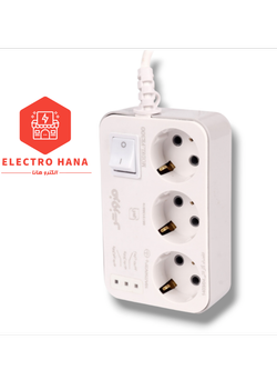 محافظ برق یخچال و فریزر 3 خانه ارت دار فروزش