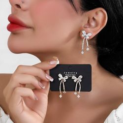 گوشواره جواهری فشن کد 214