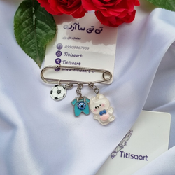 سنجاق سینه نوزادی پسرانه