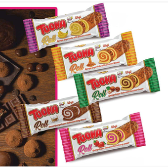 رول کیک توکا جعبه 24 *6    60 گرمی حام