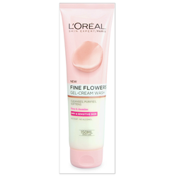 ژل شستشوی صورت لورآل L'Oreal مدل Fine Flowers حجم 150 میل