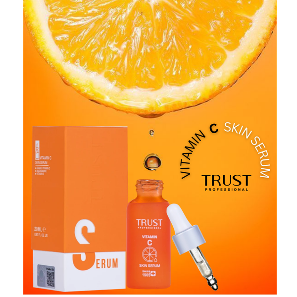 سرم ویتامین سی تراست TRUST| روشنکننده، ضدلک و آنتیاکسیدان قوی پوست