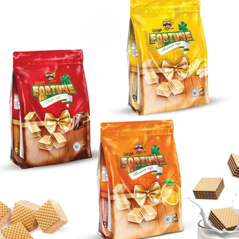 ویفر لقمه ای پاکتی فورچن 80 گرمی حام