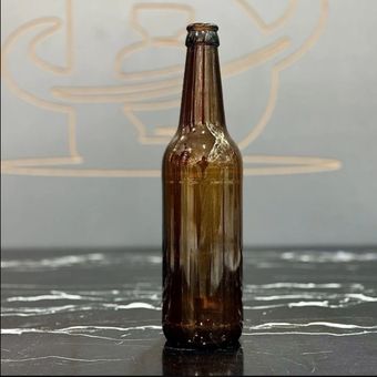 بطری دلستری 300سی سی قهوه‌ای