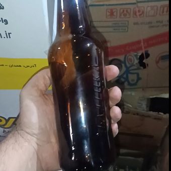 بطری نیم لیتری دلستری رنگ قهوه ای