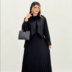 مانتو سه تیکه مجلسی مدل مهسان