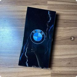 تخته نرد رزینی طرح بی ام و BMW - 50*50 سانتی متر / 25*50 سانتی متر / بدنه چوب ، صفحه بازی رزین شفاف
