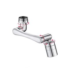 سر شیر آب چرخشی بازویی جنس تمام استیل 1080 درجه (اصلی وارداتی)