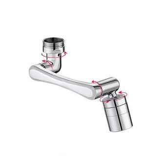 سر شیر آب چرخشی بازویی جنس تمام استیل 1080 درجه (اصلی وارداتی)