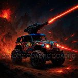 ماشین کنترلی جنگی تیر پرتاب کن مدل SBY WARS OFF-ROAD مقیاس 1:16 با ریموت کنترل و باتری شارژی