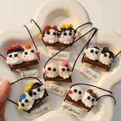 اویز ماشین قند دو تایی شبتاب کیوت