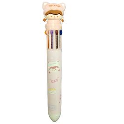 خودکار مدل ده رنگ طرح دختر گربه ای