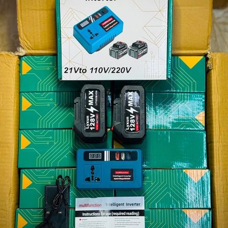 اینورتر هوشمند LYXUN مدل Intelligent Inverter |دوپریز| تبدیل برق 21 ولت به 220 ولت شهری