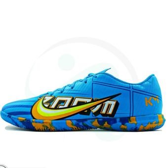 کفش فوتسال نایک ایر زوم امباپه Nike Air Zoom Mercurial Blue Yellow