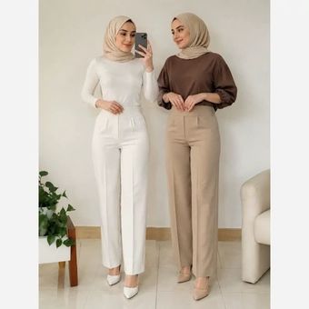 شلوار بگ زنانه شیک و جدید مازراتی دبل ترند فری سایز