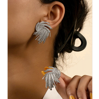 گوشواره جئومتریک ترند B0020