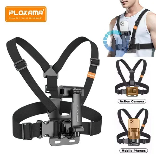 استند و هولدر سینه ای گوشی موبایل  و دوربین ورزشی مدل Polokama CX-10