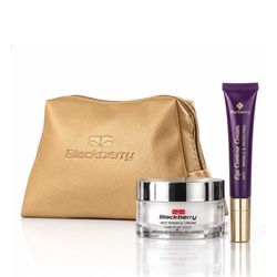 پک سلول بنیادی بلک بری شامل کرم فوق آبرسان حاوی سلول بنیادی و طلا + کرم دور چشم + کیف هدیه
