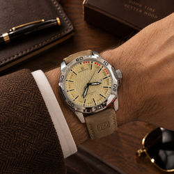 ساعت بند چرم مردانه نویفورس مدل 8023ضد آب