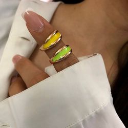 انگشتر میناکاری کد 604