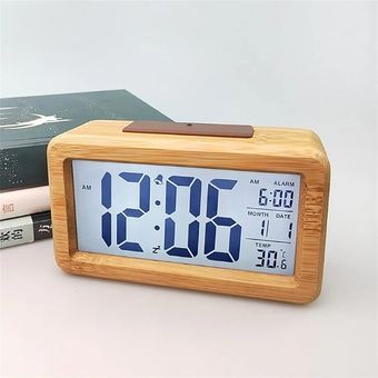 ساعت زنگ دار LED WARM WHITE DIGIT DISPLAY ALARM CLOCK