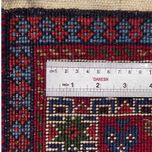 فرش دستباف سایز پادری یا پشتی نقشه خشتی (تمام پشم یلمه طرح خشتی) کد 6186