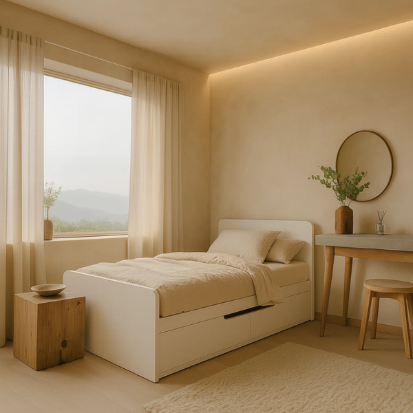 تخت خواب یک نفره مدل پاپ توپولون سایز 90×200 سانتی متر