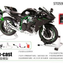 ماکت h2r نینجا کاوازاکی 1 به 6 دودزا استارت خور پک لاکچری با بوق و با کیفیت ترین ورژن