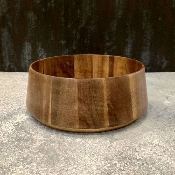 کاسه چوبی گردو 25 در 10 سانتیمتر الماسی