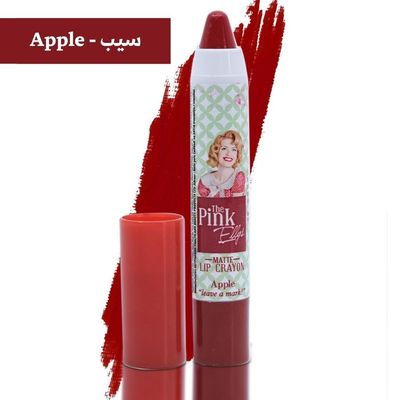 رژ لب مدادی مات پینک الیز ترکیه رنگ Apple | رنگ سیب جذاب، بافت مخملی و ماندگاری بالا