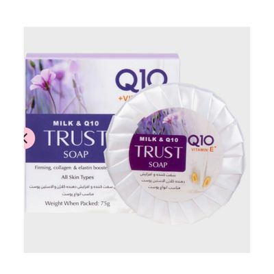 صابون شیر و Q10 تراست