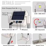 🔦✨ چراغ شارژی تلسکوپی مدل XH-018C | روشنایی قدرتمند در هر ارتفاع! ✨🔦