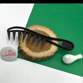 شانه حالت دهنده موی فر هلالی مشکی