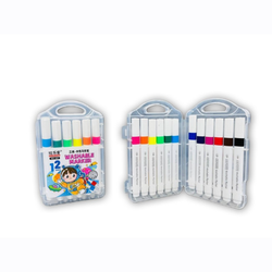 ماژیک 12 رنگ حرفه ای Washable