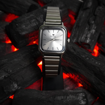 ساعت royal استیل صفحه سفید