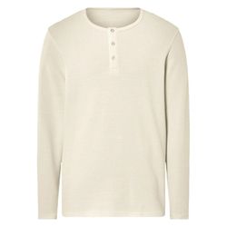 بلوز نخی سه دکمه پاییزه مردانه برند لیورجی مدل کرمی 4052916164914