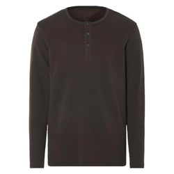 بلوز نخی سه دکمه پاییزه مردانه برند لیورجی مدل قهوه‌ای سوخته 4052916164877