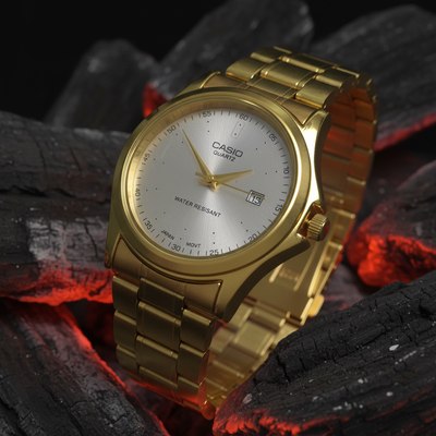 ساعت casio طلایی