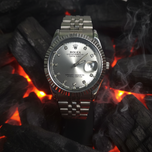 ساعت rolex صفحه متوسط استیل