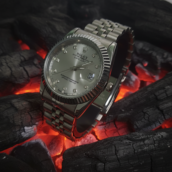 ساعت rolex صفحه متوسط استیل