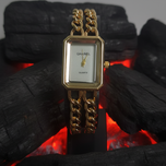ساعت chanel زنجیری طلایی