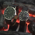 ساعت yileiqi چرمی ست دو عددی