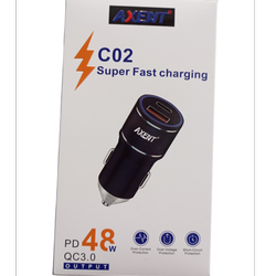 فندکی دو پورت سوپر فست شارژ مدل C02