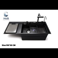 سینک ابشاری دیجیتال 5 کلید برند HB سینی دار